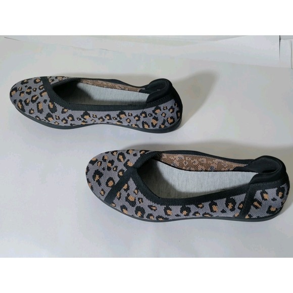 Clarks Cloudersteppers Women's Gray and Black Casual Loafers- Size 7.5 - Picture 3 of 8